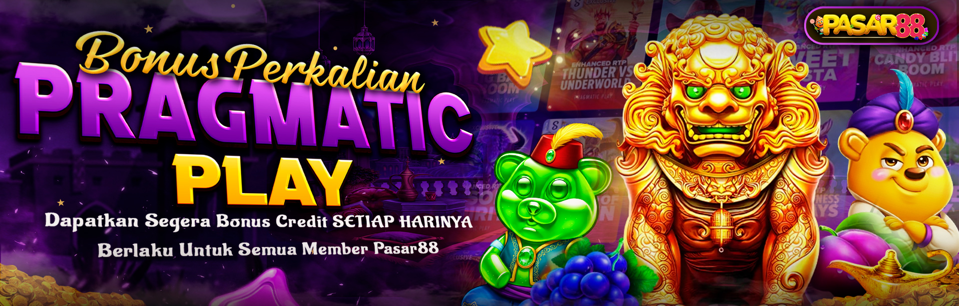 EVENT PRAGMATIC PLAY X PASAR88