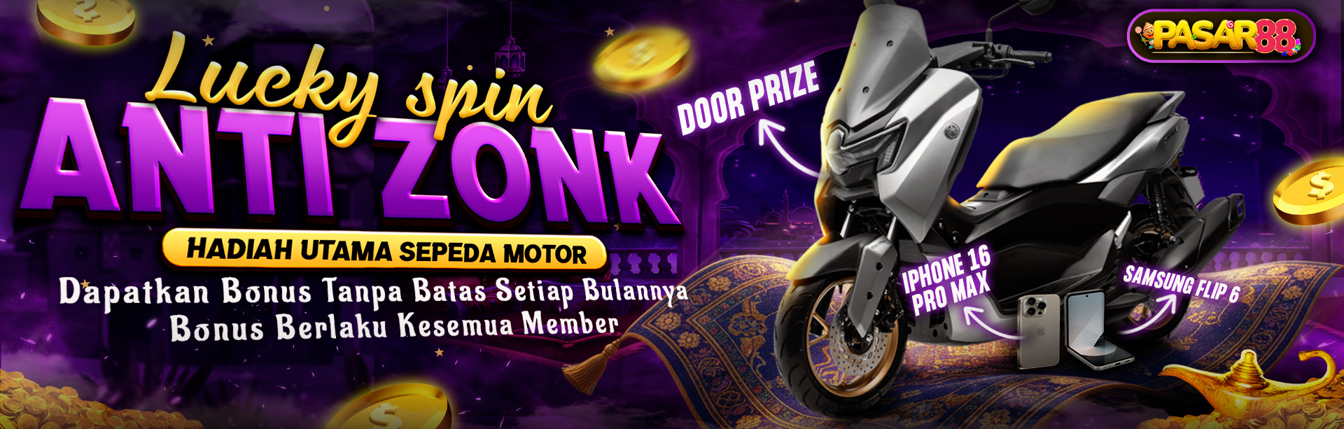 Lucky Spin Pasar88