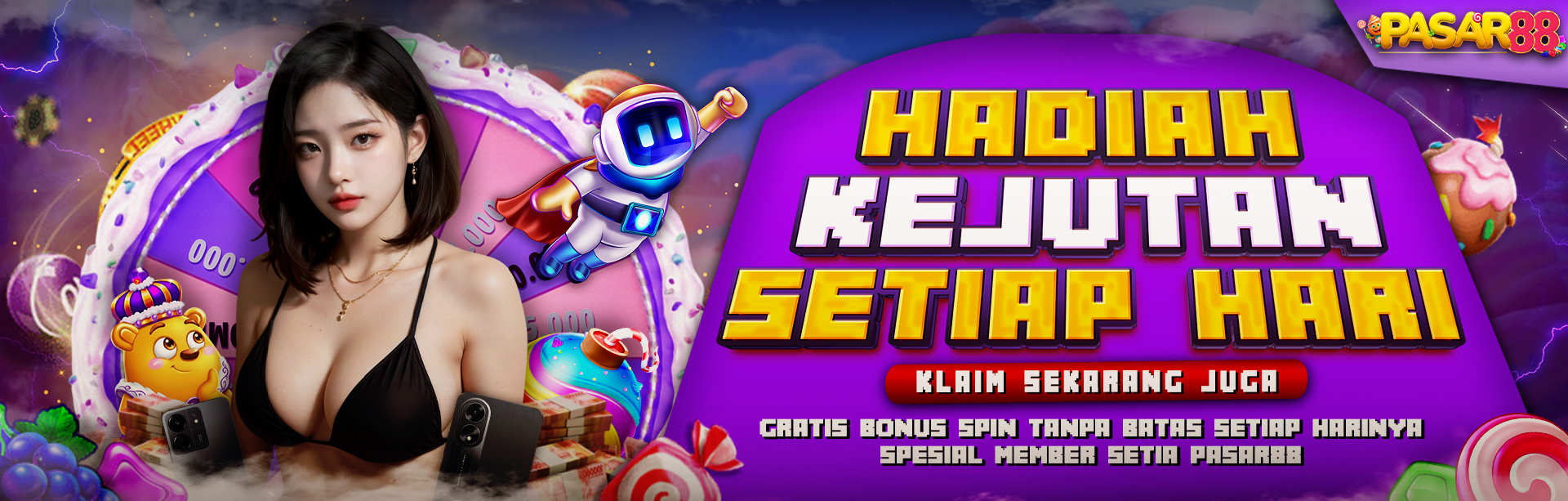 BONUS SPIN PASAR88