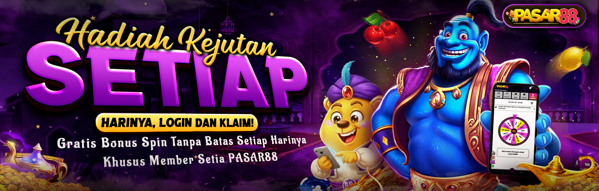 BONUS SPIN PASAR88