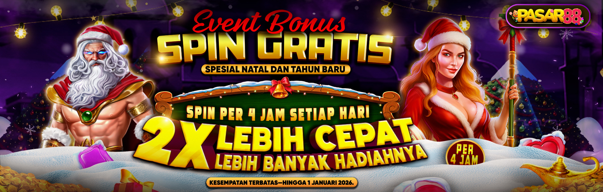 BONUS SPIN PASAR88