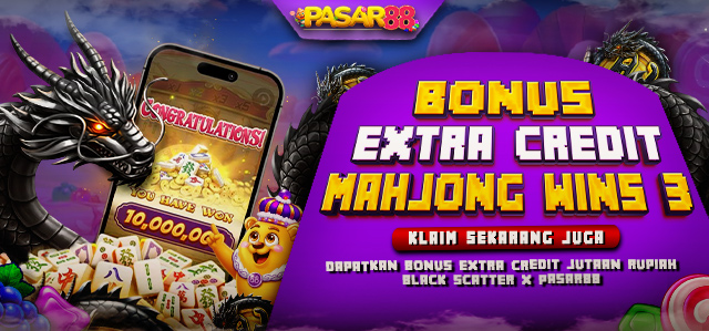 EVENT PRAGMATIC PLAY (MAHJONG WINS 3 BLACK SCATTER) X PASAR88
