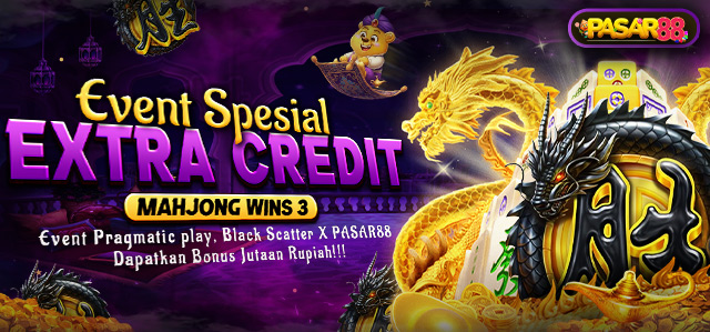 EVENT PRAGMATIC PLAY (MAHJONG WINS 3 BLACK SCATTER) X PASAR88