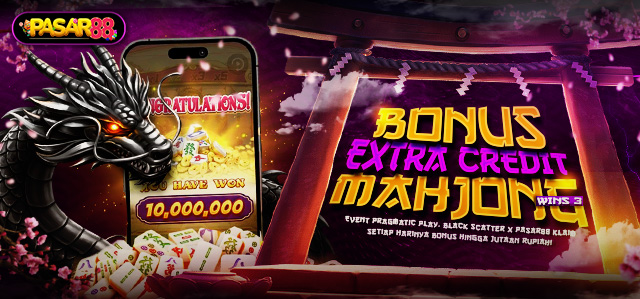 EVENT PRAGMATIC PLAY (MAHJONG WINS 3 BLACK SCATTER) X PASAR88
