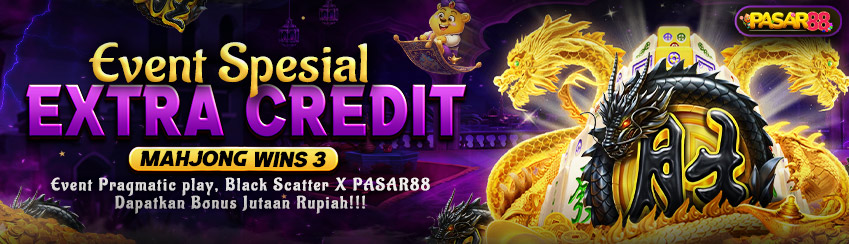 EVENT PRAGMATIC PLAY (MAHJONG WINS 3 BLACK SCATTER) X PASAR88