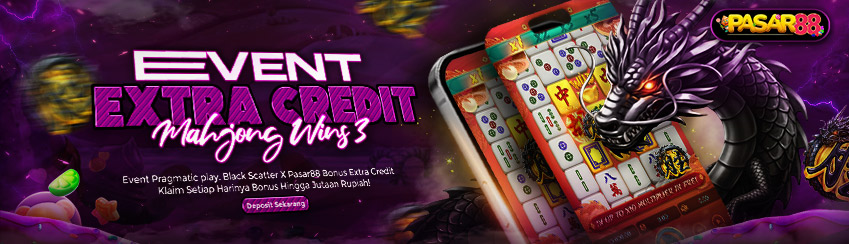 EVENT PRAGMATIC PLAY (MAHJONG WINS 3 BLACK SCATTER) X PASAR88