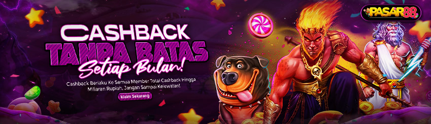 BONUS CASHBACK SETIAP BULAN TANPA BATAS